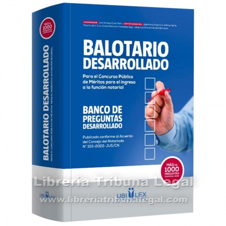 BALOTARIO DESARROLLADO Y...