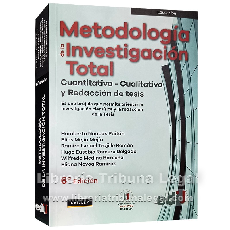 MetodologÍa De La InvestigaciÓn Total Cuantitiva Cualitativa Y RedacciÓn De Tesis 1237