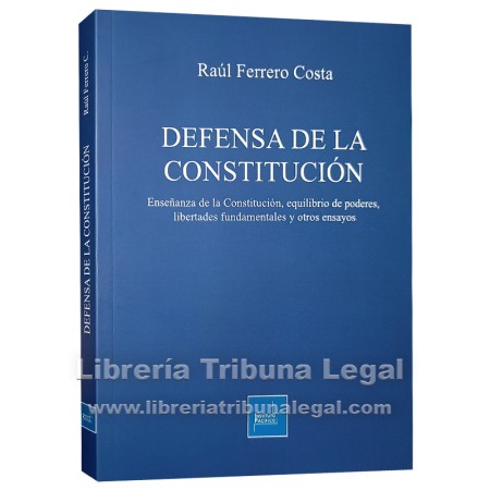 DEFENSA DE LA CONSTITUCIÓN....